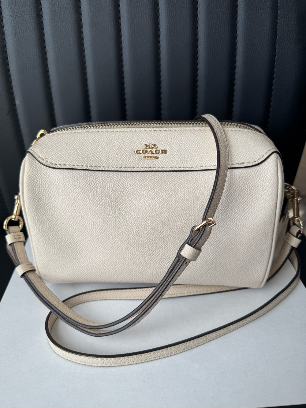 Coach Bennett Pebbled Leather Crossbody Bag with Gold Hardware F76629